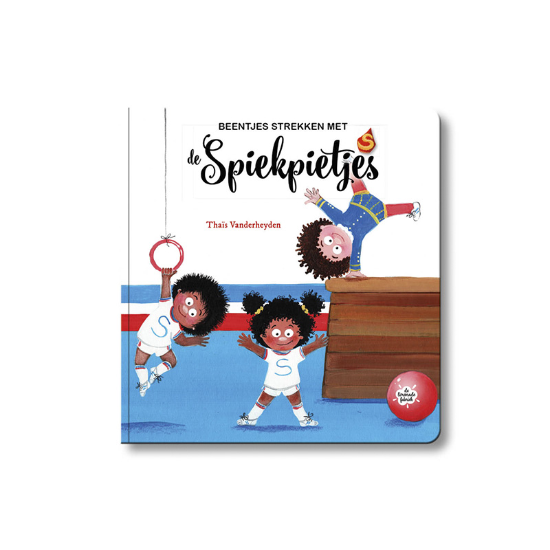 gym boek van de spiekpietjes: beentjes strekken.