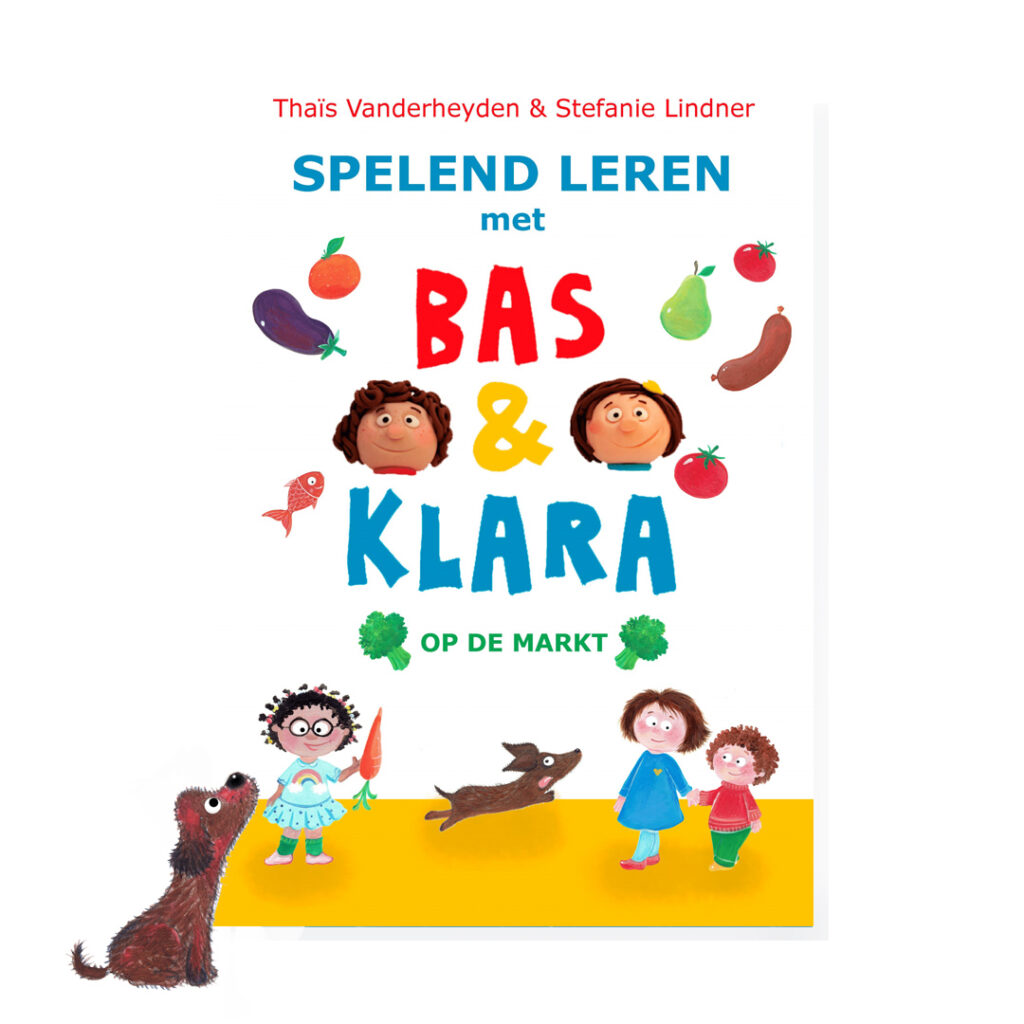 lespakket van bas en klara op de markt
