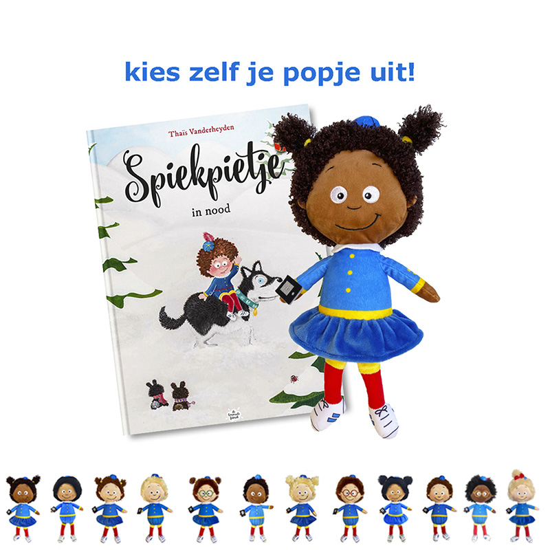 voordeelpakket Spiekpietjes boek en pop Spiekpietje in nood