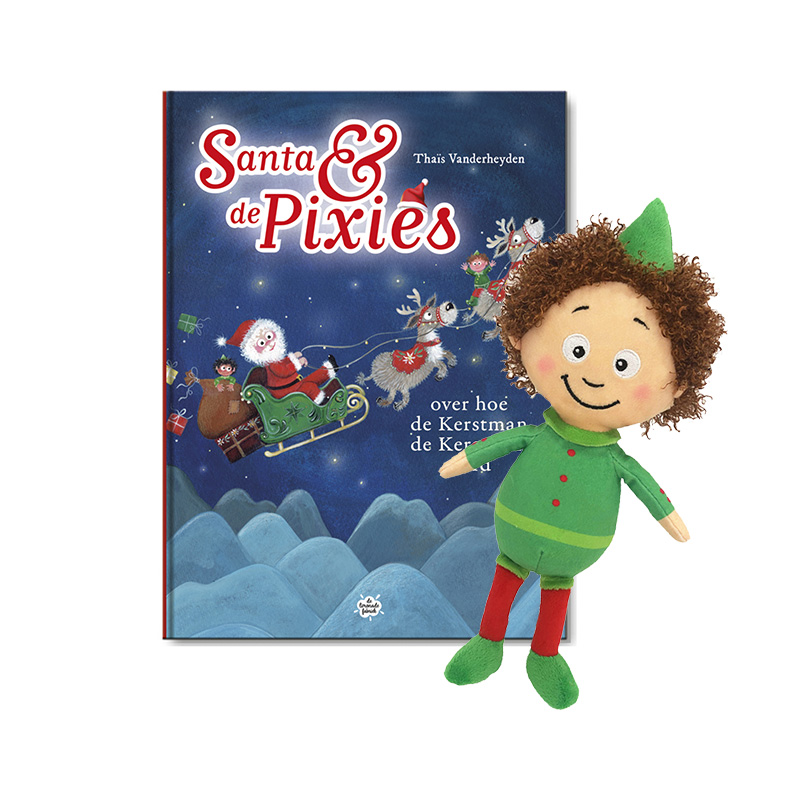voordeelpakket met een kerstboek en een kerstelf om te verstoppen!
