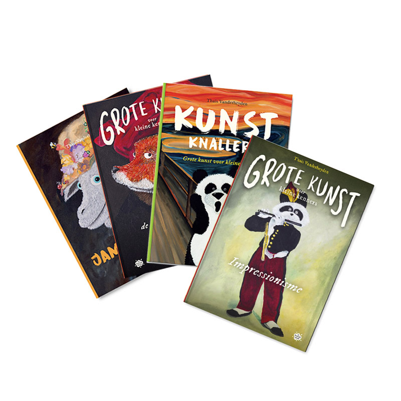 vier kunstboeken voor kinderen