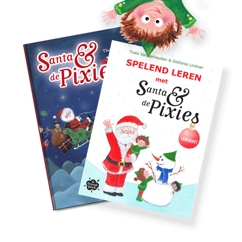 cover van het santa boek en het lespakket